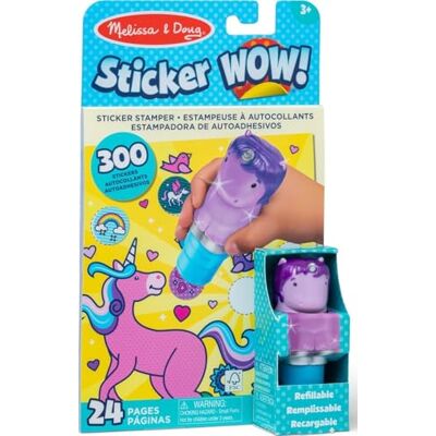 Melissa & Doug Adesivi Unicorno WOW! - Set di Adesivi Melissa & Doug Adesivi Unicorno WOW! - Set di Adesivi