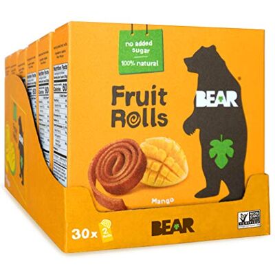 BEAR Frutta Yoyos Mango Multipla 5 X 20g BEAR Frutta Yoyos Mango Multipla 5 X 20g