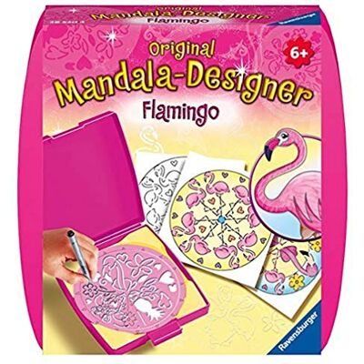 Ravensburger Mandala Mini Flamingo Fai da Te Disegno Bambino dai 6 Anni 28520 Ravensburger Mandala Mini Flamingo Fai da Te Disegno Bambino dai 6 Anni 28520