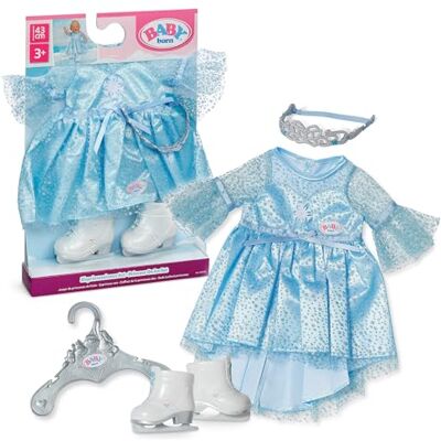 BABY born Set principessa dei ghiacci con vestito glitter, tiara e pattini per bambole da 43 cm BABY born Set principessa dei ghiacci con vestito glitter, tiara e pattini per bambole da 43 cm