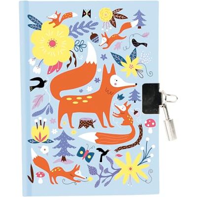 Avenue Mandarine My Mandarine Un diario personale 240 pagine a righe 11x14 cm chiusura con lucchetti volpe Avenue Mandarine My Mandarine Un diario personale 240 pagine a righe 11x14 cm chiusura con lucchetti volpe