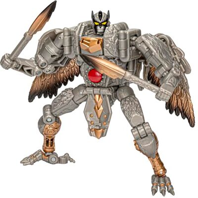 Transformers Legacy United Voyager Class, Silverbolt (universo Beast Wars), action figure convertibile da 17,5 cm, dagli 8 anni in su Transformers Legacy United Voyager Class, Silverbolt (universo Beast Wars), action figure convertibile da 17,5 cm, dagli 8 anni in su