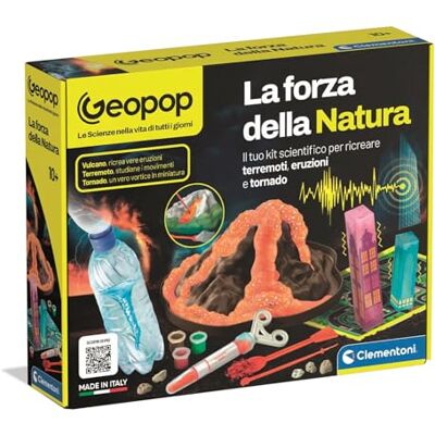 Clementoni x Geopop La Forza della Natura, Gioco Scientifico per Bambini 10+ Anni per Scoprire Fenomeni Naturali e Costruire Vulcani, Made in Italy, Lingua Italiana, Clementoni x Geopop La Forza della Natura, Gioco Scientifico per Bambini 10+ Anni per Scoprire Fenomeni Naturali e Costruire Vulcani, Made in Italy, Lingua Italiana,