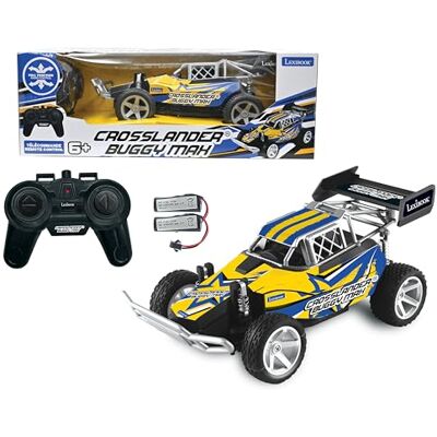 Lexibook , Crosslander® Buggy Max, Buggy Fuoristrada radiocomandato, Fino a 15 km/h, Telecomando e 2 batterie Ricaricabili Incluse, Blu/Giallo, Lexibook , Crosslander® Buggy Max, Buggy Fuoristrada radiocomandato, Fino a 15 km/h, Telecomando e 2 batterie Ricaricabili Incluse, Blu/Giallo,