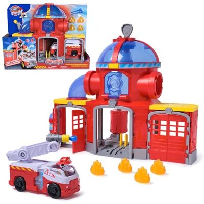 Paw Patrol Fire Rescue, Stazione dei Pompieri, con Personaggio Marshall, Camion dei Pompieri, Luci e Suoni e Lanciatore, Giocattoli per Bambini e Bambine, 3+ Anni Paw Patrol Fire Rescue, Stazione dei Pompieri, con Personaggio Marshall, Camion dei Pompieri, Luci e Suoni e Lanciatore, Giocattoli per Bambini e Bambine, 3+ Anni