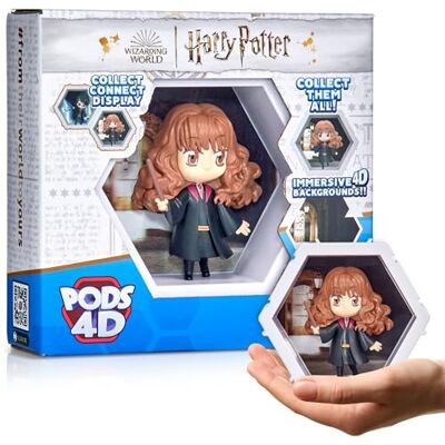 WOW! PODS 4D Harry Potter Hermione, unica figura collegabile da collezione Bobble-head che esplode dal loro mondo nel tuo, esposizione a parete o mensola, giocattoli e regali di Harry Potter, serie WOW! PODS 4D Harry Potter Hermione, unica figura collegabile da collezione Bobble-head che esplode dal loro mondo nel tuo, esposizione a parete o mensola, giocattoli e regali di Harry Potter, serie
