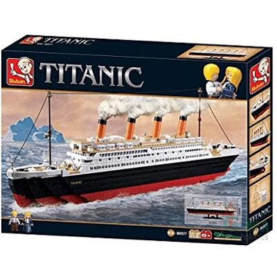 Sluban Nice Group Mattoncini, Rms Titanic Grande, Costruzioni per Bambini, 1012 pezzi, multicolore Sluban Nice Group Mattoncini, Rms Titanic Grande, Costruzioni per Bambini, 1012 pezzi, multicolore