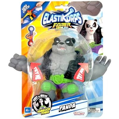 CICABOOM Elastikorps Camaleonte Giocattolo estensibile da deformare, 12 cm, Panda CICABOOM Elastikorps Camaleonte Giocattolo estensibile da deformare, 12 cm, Panda