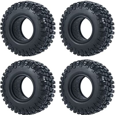 Generic Pneumatici RC 1.0 in gomma morbida Crawler per auto, 4 pezzi, per tutti i 1/24 assiali SCX24 AXI00001, AXI0002, AXI00005, AXI90081 Deadbolt RC Crawler Truck Car (54 mm) Generic Pneumatici RC 1.0 in gomma morbida Crawler per auto, 4 pezzi, per tutti i 1/24 assiali SCX24 AXI00001, AXI0002, AXI00005, AXI90081 Deadbolt RC Crawler Truck Car (54 mm)