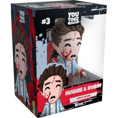 YouTooz You Tooz Hughie e Robin Statuetta giocattolo in vinile da 11,7 cm, con licenza ufficiale Hughie e Robin da collezione The Boys TV Series and Comic, The Boys Collection. YouTooz You Tooz Hughie e Robin Statuetta giocattolo in vinile da 11,7 cm, con licenza ufficiale Hughie e Robin da collezione The Boys TV Series and Comic, The Boys Collection.