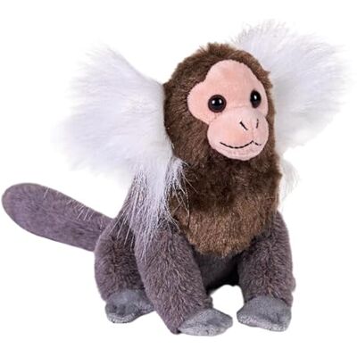 WILD REPUBLIC Rainforest Marmosetto Comune, Peluche, 15 cm, Giocattolo di Peluche, Riempimento con Bottiglie d'Acqua Riciclate Filate WILD REPUBLIC Rainforest Marmosetto Comune, Peluche, 15 cm, Giocattolo di Peluche, Riempimento con Bottiglie d'Acqua Riciclate Filate