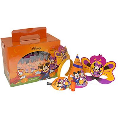 Ciao Party Box Disney Halloween Mickey e Minnie per 10 Persone, Arancio Ciao Party Box Disney Halloween Mickey e Minnie per 10 Persone, Arancio