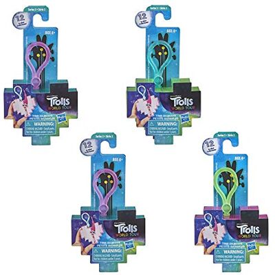 Hasbro TROLLS World Tour Tiny Dancers Serie 3 (Confezione Sorpresa con 4 Bambole e Accessori, ispirate al Film di Animazione World Tour). Hasbro TROLLS World Tour Tiny Dancers Serie 3 (Confezione Sorpresa con 4 Bambole e Accessori, ispirate al Film di Animazione World Tour).