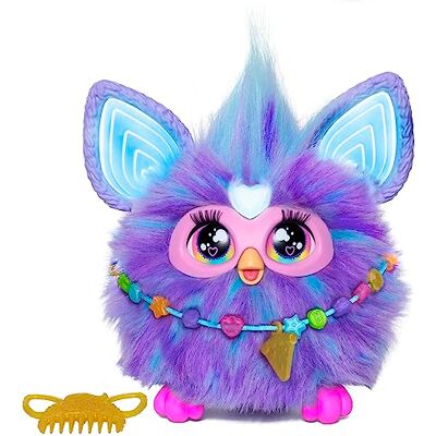 Furby (viola, 15 accessori moda, giocattolo interattivo di peluche per bambine e ragazzi dai 6 anni in su, attivato dalla voce, animatronico, versione tedesca Furby (viola, 15 accessori moda, giocattolo interattivo di peluche per bambine e ragazzi dai 6 anni in su, attivato dalla voce, animatronico, versione tedesca