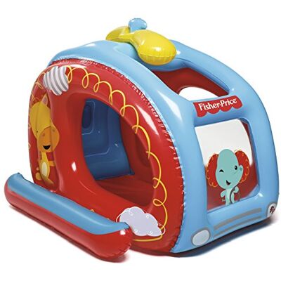 Bestway 93502 Fisher Price Vasca di Palline a Forma di Elicottero con 25 Palline Incluse, 137X112X97 cm Bestway 93502 Fisher Price Vasca di Palline a Forma di Elicottero con 25 Palline Incluse, 137X112X97 cm