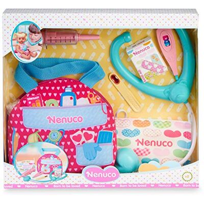 Nenuco -Kit d'emergenza, con Diversi Accessori Medici per prendersi Cura Ogni Momento, Ideale per Bambine e Bambini dai 3 Anni, Famosa Nenuco -Kit d'emergenza, con Diversi Accessori Medici per prendersi Cura Ogni Momento, Ideale per Bambine e Bambini dai 3 Anni, Famosa