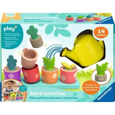 Ravensburger Play+ Set di attività: Le mie piccole piante nidificate Giocattolo per bambini a partire dai 18 mesi versione francese 34065 Ravensburger Play+ Set di attività: Le mie piccole piante nidificate Giocattolo per bambini a partire dai 18 mesi versione francese 34065