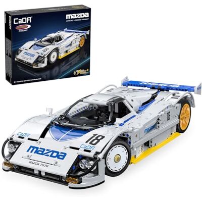 JAMARA CADA Mazda 787B Mattoncini 1:10 Modellino di auto giocattolo auto da corsa per bambini dagli 8 anni in su, idea regalo per bambini, design curato nei dettagli, porte aprire/chiudere JAMARA CADA Mazda 787B Mattoncini 1:10 Modellino di auto giocattolo auto da corsa per bambini dagli 8 anni in su, idea regalo per bambini, design curato nei dettagli, porte aprire/chiudere