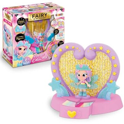 CRAZE Fairy In My Pocket Set da gioco con fata Magic Catwalk con bambola e 5 accessori, giocattolo per fate con effetti speciali CRAZE Fairy In My Pocket Set da gioco con fata Magic Catwalk con bambola e 5 accessori, giocattolo per fate con effetti speciali