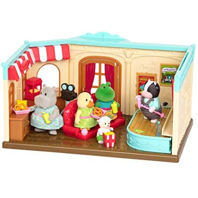 Li'L Woodzeez B. toys Teatro del caprifoglio Teatro giocattolo Playset per figurine Palcoscenico giocattolo 3 anni + Li'L Woodzeez B. toys Teatro del caprifoglio Teatro giocattolo Playset per figurine Palcoscenico giocattolo 3 anni +