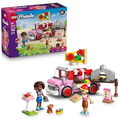 Lego Friends Furgone delle Pizze Giocattolo Gioco di Ruolo con 2 Mini Bamboline, Cane, Accessori e Cibo Idea Regalo di Compleanno per Bambine da 6 Anni in su Lego Friends Furgone delle Pizze Giocattolo Gioco di Ruolo con 2 Mini Bamboline, Cane, Accessori e Cibo Idea Regalo di Compleanno per Bambine da 6 Anni in su
