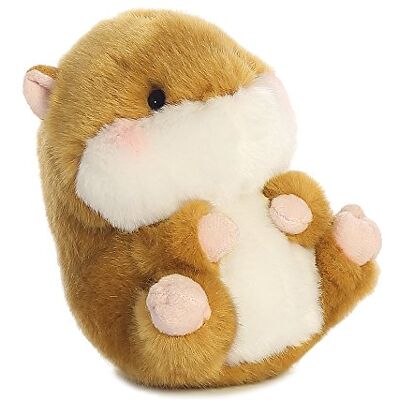 Aurora World Criceto di Peluche, Colore Marrone, Bianco e Rosa Aurora World Criceto di Peluche, Colore Marrone, Bianco e Rosa
