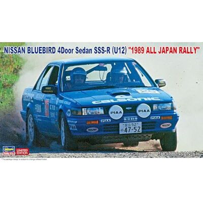 Hasegawa 1:24 Nissan Bluebird 4Door Sedan SSS-R U12 1989 Giappone Rally Hasegawa 1:24 Nissan Bluebird 4Door Sedan SSS-R U12 1989 Giappone Rally