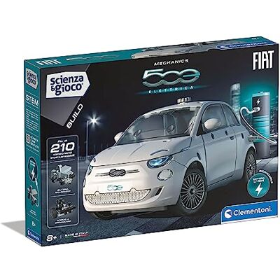 Clementoni Scienza e Gioco Build Fiat 500 Elettrica, Modellino Auto da Costruire, Kit di Costruzioni Bambini 8+ Anni, con 210+ Componenti, App Dedicata, Made in Italy, Lingua Italiana, Clementoni Scienza e Gioco Build Fiat 500 Elettrica, Modellino Auto da Costruire, Kit di Costruzioni Bambini 8+ Anni, con 210+ Componenti, App Dedicata, Made in Italy, Lingua Italiana,