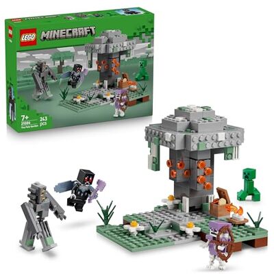 Lego Minecraft Giardino Pallido Bioma Giocattolo in Miniatura con Minifigure di Creaking e Mothman, e le Figure di Creeper e di Scheletro Regalo per Gamer, Bambini e Bambine da 7 Anni Lego Minecraft Giardino Pallido Bioma Giocattolo in Miniatura con Minifigure di Creaking e Mothman, e le Figure di Creeper e di Scheletro Regalo per Gamer, Bambini e Bambine da 7 Anni