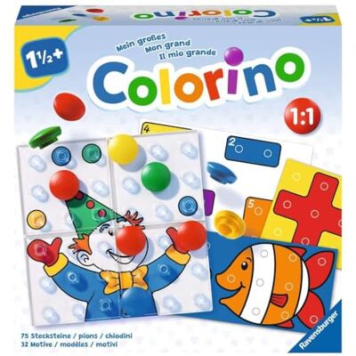 Ravensburger Il mio grande Colorino, gioco educativo in crescita, così impara i colori un gioco da ragazzi, il classico dei giochi per bambini dai 1,5 anni in su Ravensburger Il mio grande Colorino, gioco educativo in crescita, così impara i colori un gioco da ragazzi, il classico dei giochi per bambini dai 1,5 anni in su