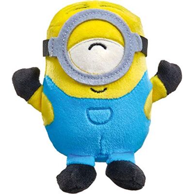Schmidt Spiele Minions, Stuart , Personaggio di Peluche, 15 cm, Multicolore Schmidt Spiele Minions, Stuart , Personaggio di Peluche, 15 cm, Multicolore