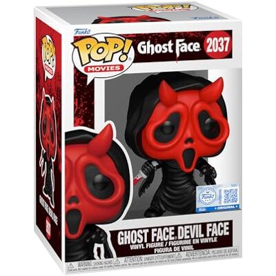 Funko POP! Vinyl: Ghost Face Devil Mask Esclusiva Amazon Figura in Vinile da Collezione Idea Regalo Merchandising Ufficiale Giocattoli per Bambini e Adulti Funko POP! Vinyl: Ghost Face Devil Mask Esclusiva Amazon Figura in Vinile da Collezione Idea Regalo Merchandising Ufficiale Giocattoli per Bambini e Adulti