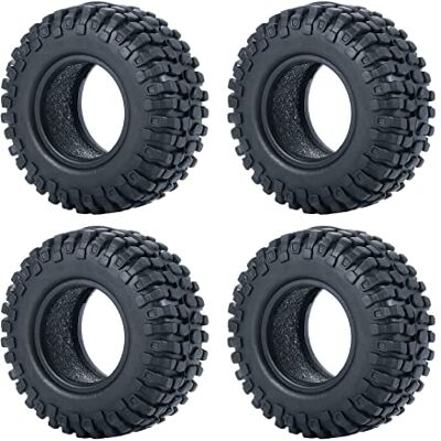 Generic 4 pneumatici in gomma con inserto in schiuma per tutti i modelli 1/24 assial SCX24 AXI00001, AXI00002, AXI00005, AXI90081 Deadbolt RC Crawler Truck Car (50 mm) Generic 4 pneumatici in gomma con inserto in schiuma per tutti i modelli 1/24 assial SCX24 AXI00001, AXI00002, AXI00005, AXI90081 Deadbolt RC Crawler Truck Car (50 mm)