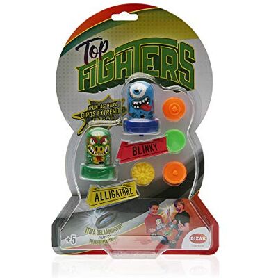 Bizak Top Fighters Pack Doppio Modelli Casuali (), Colore Assortiti Bizak Top Fighters Pack Doppio Modelli Casuali (), Colore Assortiti