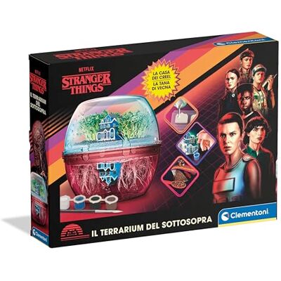 Clementoni Scienza Terrarium Stranger Things, dalla Serie Netflix, Gioco Scientifico per Bambini 7+ Anni e Adulti, Kit Piante da Coltivare, Made in Italy, Lingua Italiana, Clementoni Scienza Terrarium Stranger Things, dalla Serie Netflix, Gioco Scientifico per Bambini 7+ Anni e Adulti, Kit Piante da Coltivare, Made in Italy, Lingua Italiana,