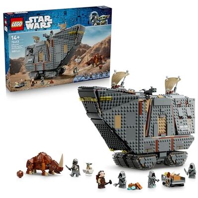 Lego Star Wars Sandcrawler e Mudhorn Offworld Kit di Modellismo con Figura di Grogu e 5 Minifigure tra cui The Mandalorian Regalo di Compleanno per Ragazzi da 14 Anni in su Fan dei Film Lego Star Wars Sandcrawler e Mudhorn Offworld Kit di Modellismo con Figura di Grogu e 5 Minifigure tra cui The Mandalorian Regalo di Compleanno per Ragazzi da 14 Anni in su Fan dei Film