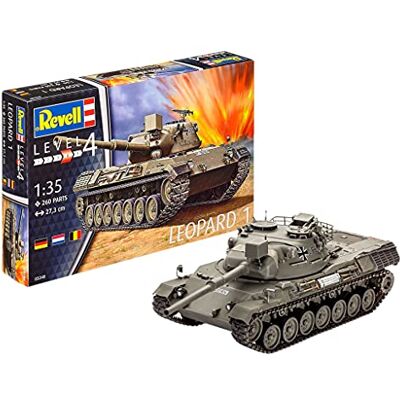 Revell 03240 Modellino da costruire, Carro armato da combattimento Leopard 1, scala 1:35 Revell 03240 Modellino da costruire, Carro armato da combattimento Leopard 1, scala 1:35