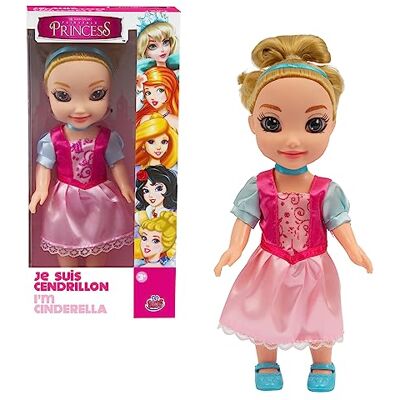 Giochi Preziosi FAIRYTALE PRINCESS, Bambola 25 cm, con vestito da principessa e accessori, modello Cenerentola, giocattoli per bambini dai 3 anni, , FAT003 Giochi Preziosi FAIRYTALE PRINCESS, Bambola 25 cm, con vestito da principessa e accessori, modello Cenerentola, giocattoli per bambini dai 3 anni, , FAT003