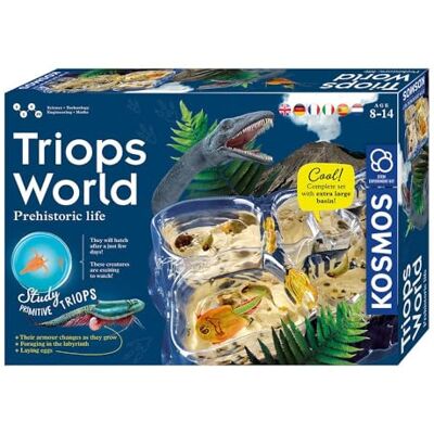 Kosmos Triops World, Life from Prehistoric Times. Explore prehistoric crustaceans, complete set with extra-large tank, experiment kit, multilingual instructions (INT) Kosmos Triops World, Life from Prehistoric Times. Explore prehistoric crustaceans, complete set with extra-large tank, experiment kit, multilingual instructions (INT)