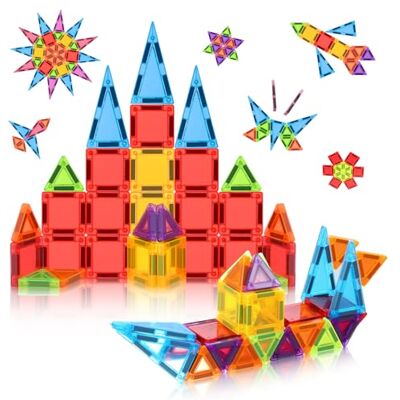 W WISE BLOCK Costruzioni Magnetiche Bambini, Mini piastrelle magnetiche itineranti, Giocattoli magnetici per bambini, Giocattoli per 3 4 5 6 7 8 anni ragazzo ragazza 32 pezzi W WISE BLOCK Costruzioni Magnetiche Bambini, Mini piastrelle magnetiche itineranti, Giocattoli magnetici per bambini, Giocattoli per 3 4 5 6 7 8 anni ragazzo ragazza 32 pezzi