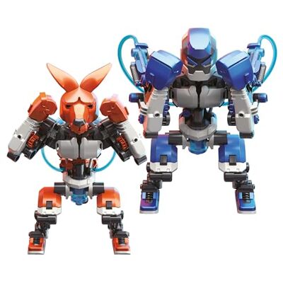 CONSTRUCT & CREATE Robot Boxe Idraulici Kit Costruzione, Madbo vs Kangbo Battle Set, Gioco Pugilato 2 Giocatori, STEM Ingegneria Senza Batterie, Regalo Educativo Ragazzi 10+, 327 Pezzi CONSTRUCT & CREATE Robot Boxe Idraulici Kit Costruzione, Madbo vs Kangbo Battle Set, Gioco Pugilato 2 Giocatori, STEM Ingegneria Senza Batterie, Regalo Educativo Ragazzi 10+, 327 Pezzi