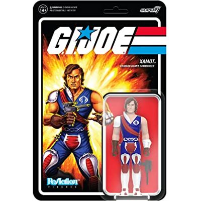 SUPER7 G.I. Joe Xamot Figura di Reaction da 3,7" – Figura da collezione SUPER7 G.I. Joe Xamot Figura di Reaction da 3,7" – Figura da collezione