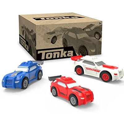 Basic Fun Tonka Auto da corsa 3 pacchetti esclusivi, FFP e (esclusiva Amazon) Basic Fun Tonka Auto da corsa 3 pacchetti esclusivi, FFP e (esclusiva Amazon)