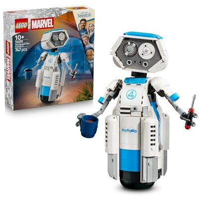 Lego ǀ Marvel I Fantastici Quattro H.E.R.B.I.E. Action Figure di Robot Giocattolo da Collezione con Accessori Decorazione Cameretta Regalo per Bambini da 10 Anni in su Fan dei Supereroi Lego ǀ Marvel I Fantastici Quattro H.E.R.B.I.E. Action Figure di Robot Giocattolo da Collezione con Accessori Decorazione Cameretta Regalo per Bambini da 10 Anni in su Fan dei Supereroi