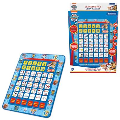 Lexibook Paw Patrol Bilingual Talking Educational Tablet, giocattolo per imparare lettere, numeri, vocabolario e musica, lingue tedesco/inglese, blu, JCPAD002PAi3LXB Lexibook Paw Patrol Bilingual Talking Educational Tablet, giocattolo per imparare lettere, numeri, vocabolario e musica, lingue tedesco/inglese, blu, JCPAD002PAi3LXB