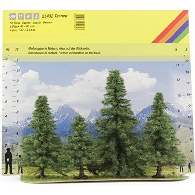 NOCH Modellazione da Materiali di Superficie 4 Sapins 40-80 Mm NOCH Modellazione da Materiali di Superficie 4 Sapins 40-80 Mm