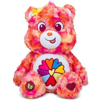 Basic Fun Care Bears Peluche medio da 35 cm, ecologico, Orsetto Flower Power Basic Fun Care Bears Peluche medio da 35 cm, ecologico, Orsetto Flower Power