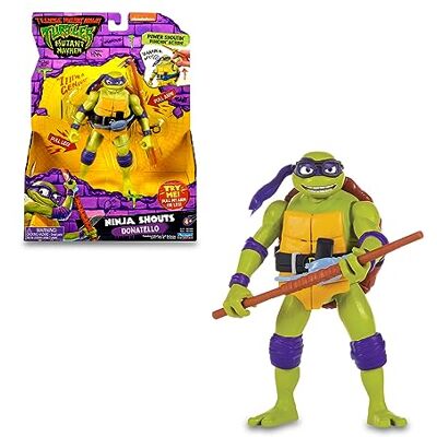 Giochi Preziosi Donatello Tartarughe Ninja Caos Mutante, Donatello Deluxe Parlante da 15 cm con Effetti Sonori e Funzione Meccanica da Combattimento, Per Bambini dai 4 anni Giochi Preziosi Donatello Tartarughe Ninja Caos Mutante, Donatello Deluxe Parlante da 15 cm con Effetti Sonori e Funzione Meccanica da Combattimento, Per Bambini dai 4 anni