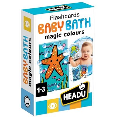 Headu Flashcards Baby Bath Scopri La Magia Dei Colori Con L’Acqua Carte Magiche per Bagnetto, Giochi Educativi Per Bambini 1-3 Anni, Cards Animali, Esperienza Sensoriale, Regalo Natale Pasqua Headu Flashcards Baby Bath Scopri La Magia Dei Colori Con L’Acqua Carte Magiche per Bagnetto, Giochi Educativi Per Bambini 1-3 Anni, Cards Animali, Esperienza Sensoriale, Regalo Natale Pasqua