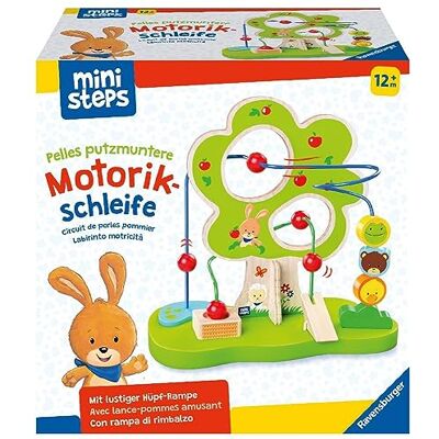 Ravensburger Ministeps 4579 Pelles Fiocco Motore in Legno, con 2 Anelli di Filo, Giocattolo per Bambini a Partire da 1 Anno Ravensburger Ministeps 4579 Pelles Fiocco Motore in Legno, con 2 Anelli di Filo, Giocattolo per Bambini a Partire da 1 Anno